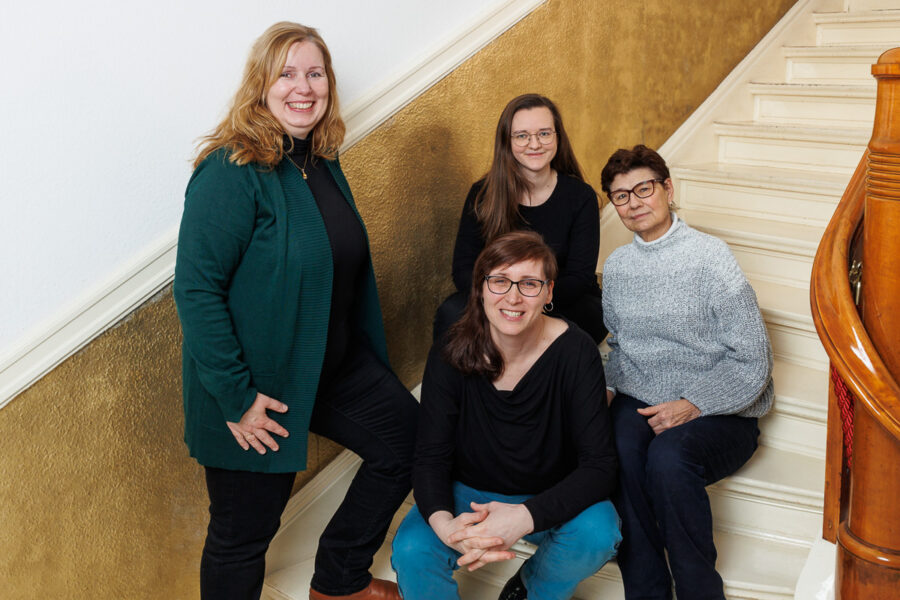 Evelyn Siebert, Sandra Maiwald, Sophie Hollop, Regina Stubenrauch